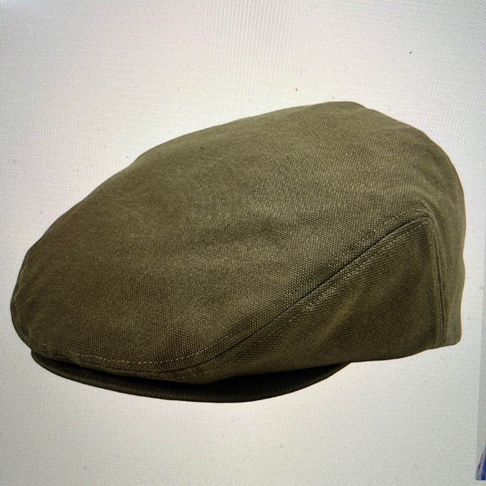 Duluth Trading Co. Men's Fire Hose Driver's Cap vintage olive  Cotton Canvas